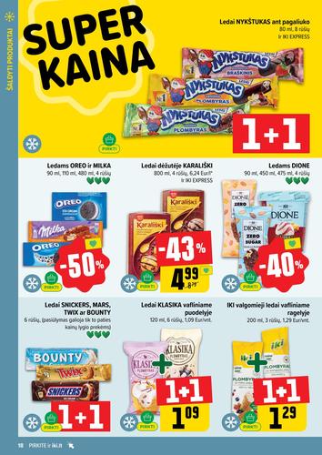 IKI akcijų leidinys "IKI Kaininis leidinys Nr. 36" nuo rugsėjo 1 d.