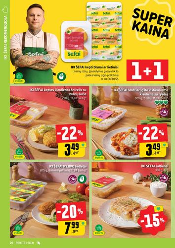 IKI akcijų leidinys "IKI Kaininis leidinys Nr. 36" nuo rugsėjo 1 d.