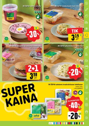 IKI akcijų leidinys "IKI Kaininis leidinys Nr. 36" nuo rugsėjo 1 d.