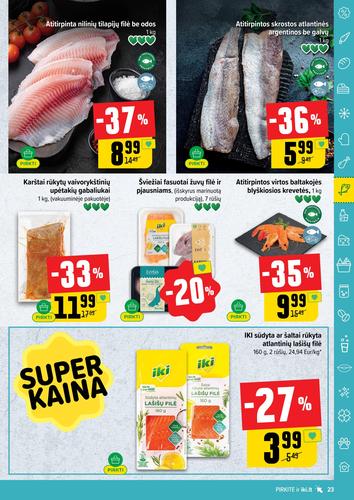 IKI akcijų leidinys "IKI Kaininis leidinys Nr. 36" nuo rugsėjo 1 d.