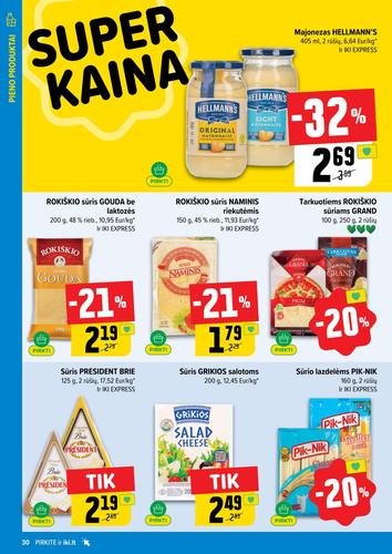 IKI akcijų leidinys "IKI Kaininis leidinys Nr. 36" nuo rugsėjo 1 d.