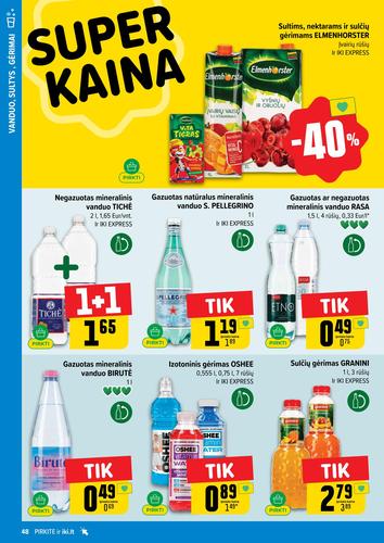 IKI akcijų leidinys "IKI Kaininis leidinys Nr. 36" nuo rugsėjo 1 d.