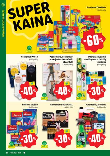 IKI akcijų leidinys "IKI Kaininis leidinys Nr. 36" nuo rugsėjo 1 d.