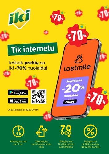 IKI akcijų leidinys "IKI Kaininis leidinys Nr. 36" nuo rugsėjo 1 d.