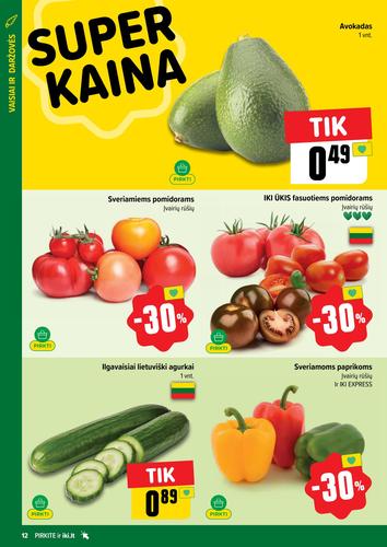IKI akcijų leidinys "IKI Kaininis leidinys Nr. 34" nuo rugpjūčio 18 d.