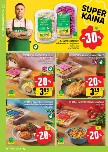 IKI akcijų leidinys "IKI Kaininis leidinys Nr. 34" nuo rugpjūčio 18 d.