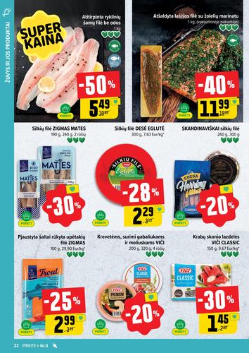 IKI akcijų leidinys "IKI Kaininis leidinys Nr. 34" nuo rugpjūčio 18 d.