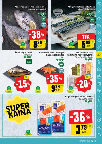 IKI akcijų leidinys "IKI Kaininis leidinys Nr. 34" nuo rugpjūčio 18 d.