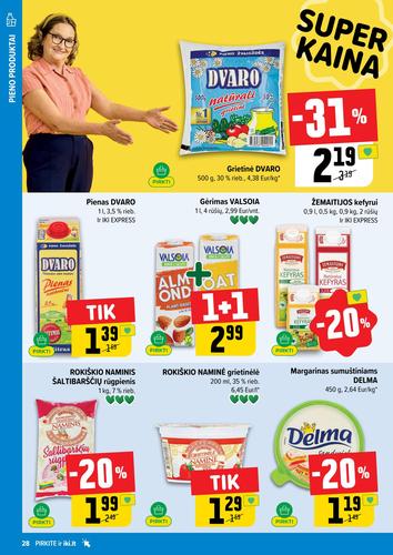 IKI akcijų leidinys "IKI Kaininis leidinys Nr. 34" nuo rugpjūčio 18 d.