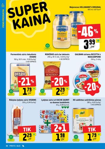 IKI akcijų leidinys "IKI Kaininis leidinys Nr. 34" nuo rugpjūčio 18 d.
