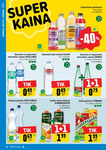 IKI akcijų leidinys "IKI Kaininis leidinys Nr. 34" nuo rugpjūčio 18 d.