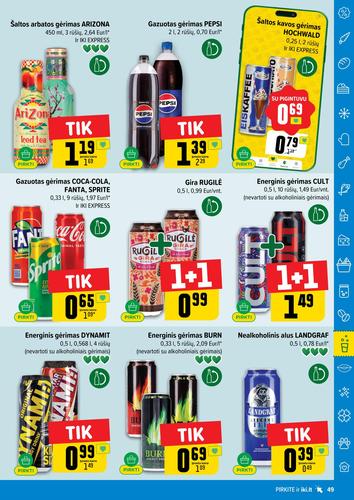 IKI akcijų leidinys "IKI Kaininis leidinys Nr. 34" nuo rugpjūčio 18 d.
