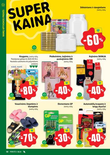 IKI akcijų leidinys "IKI Kaininis leidinys Nr. 34" nuo rugpjūčio 18 d.