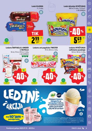IKI akcijų leidinys "IKI Kaininis leidinys Nr. 31" nuo liepos 28 d.