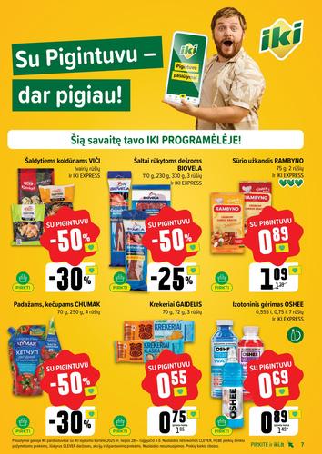 IKI akcijų leidinys "IKI Kaininis leidinys Nr. 31" nuo liepos 28 d.