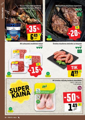 IKI akcijų leidinys "IKI Kaininis leidinys Nr. 31" nuo liepos 28 d.