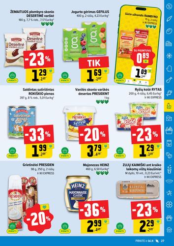IKI akcijų leidinys "IKI Kaininis leidinys Nr. 31" nuo liepos 28 d.