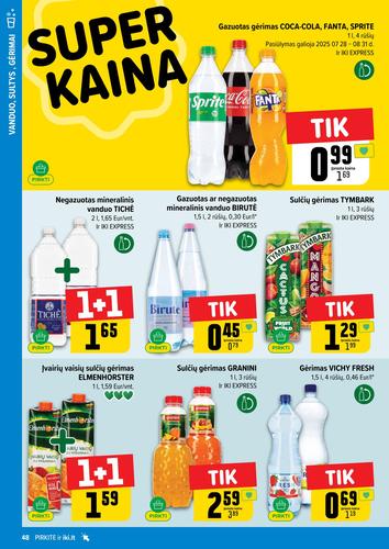 IKI akcijų leidinys "IKI Kaininis leidinys Nr. 31" nuo liepos 28 d.