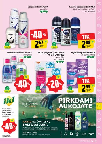 IKI akcijų leidinys "IKI Kaininis leidinys Nr. 31" nuo liepos 28 d.