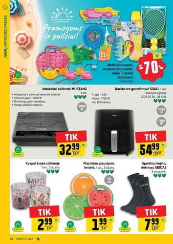 IKI akcijų leidinys "IKI Kaininis leidinys Nr. 31" nuo liepos 28 d.