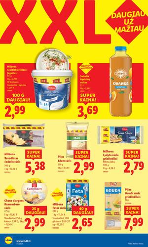 LIDL XXL savaitė akcijų leidinys nuo rugpjūčio 11 d.