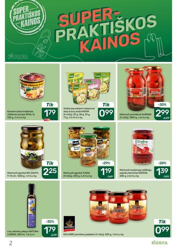 NORFA akcijų leidinys Nr. 2 nuo sausio 22 d.