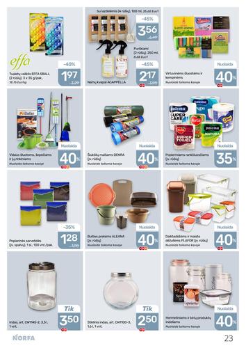 NORFA akcijų leidinys Nr. 2 nuo sausio 22 d.