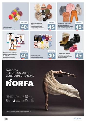 NORFA akcijų leidinys Nr. 2 nuo sausio 22 d.