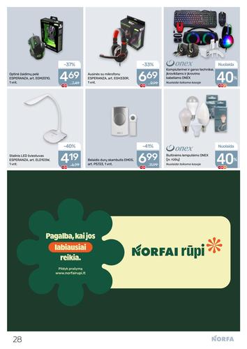 NORFA akcijų leidinys Nr. 2 nuo sausio 22 d.