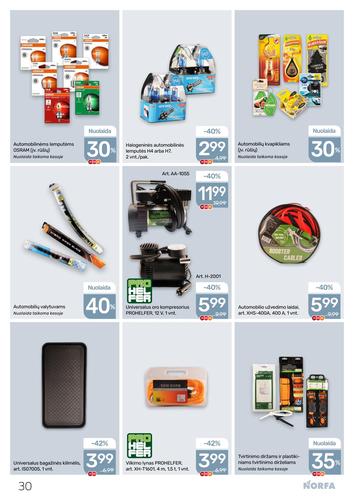 NORFA akcijų leidinys Nr. 2 nuo sausio 22 d.