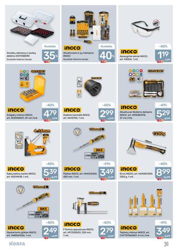 NORFA akcijų leidinys Nr. 2 nuo sausio 22 d.