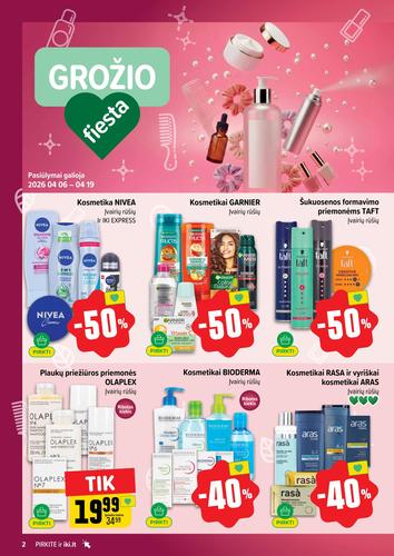 IKI akcijų leidinys "IKI Kainų leidinys Nr. 16" nuo balandžio 13 d.