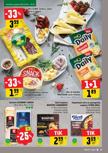 IKI akcijų leidinys "IKI Kainų leidinys Nr. 16" nuo balandžio 13 d.