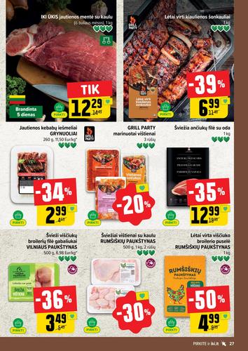 IKI akcijų leidinys "IKI Kainų leidinys Nr. 16" nuo balandžio 13 d.