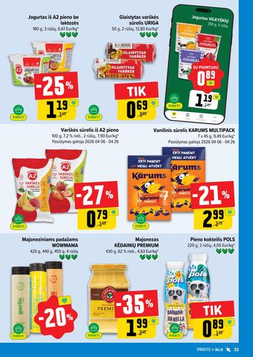 IKI akcijų leidinys "IKI Kainų leidinys Nr. 16" nuo balandžio 13 d.