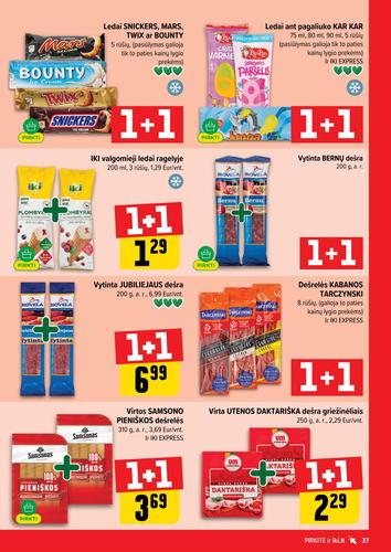 IKI akcijų leidinys "IKI Kainų leidinys Nr. 16" nuo balandžio 13 d.