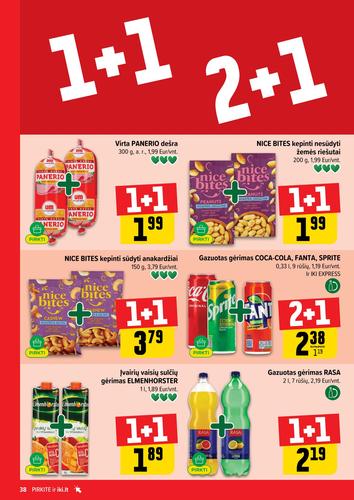 IKI akcijų leidinys "IKI Kainų leidinys Nr. 16" nuo balandžio 13 d.