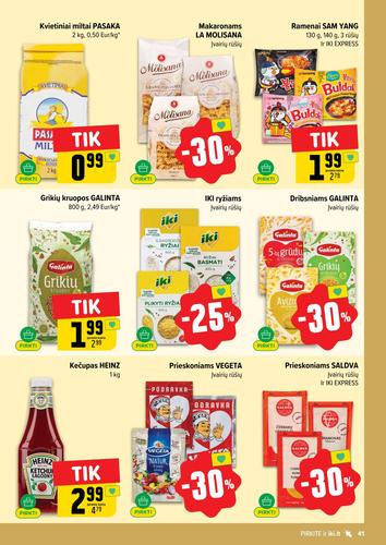 IKI akcijų leidinys "IKI Kainų leidinys Nr. 16" nuo balandžio 13 d.