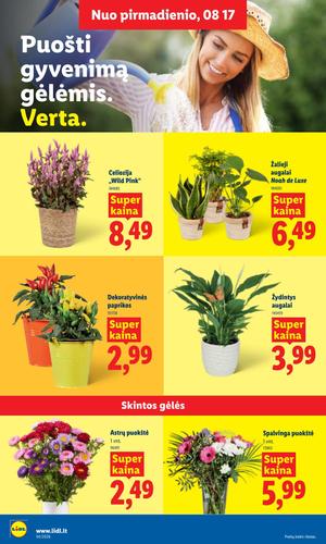 LIDL maisto akcijų leidinys nuo rugpjūčio 17 d.