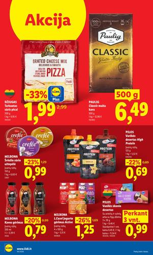 LIDL maisto akcijų leidinys nuo rugpjūčio 17 d.
