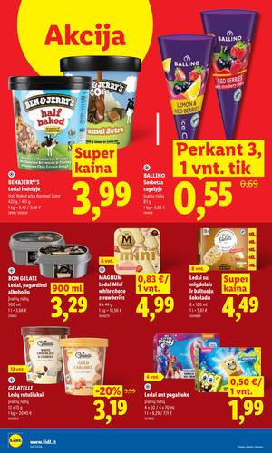 LIDL maisto akcijų leidinys nuo rugpjūčio 17 d.