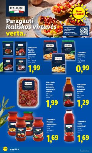 LIDL maisto akcijų leidinys nuo rugpjūčio 17 d.