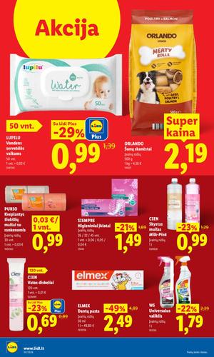 LIDL maisto akcijų leidinys nuo rugpjūčio 17 d.