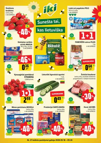 IKI akcijų leidinys Nr. 21 nuo gegužės 18 d.