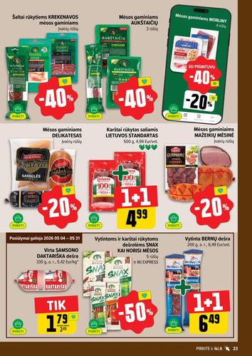IKI akcijų leidinys Nr. 21 nuo gegužės 18 d.