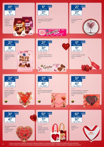 MAXIMA akcijų leidinys "VALENTINO MĖNUO" nuo sausio 22 d.