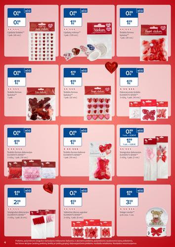 MAXIMA akcijų leidinys "VALENTINO MĖNUO" nuo sausio 22 d.