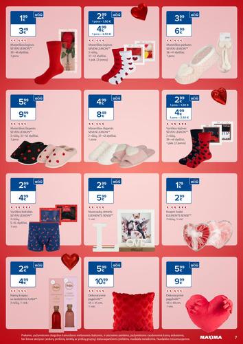 MAXIMA akcijų leidinys "VALENTINO MĖNUO" nuo sausio 22 d.