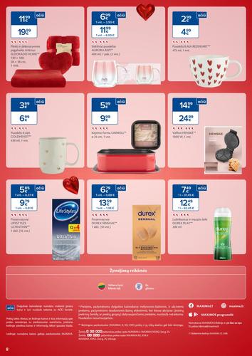 MAXIMA akcijų leidinys "VALENTINO MĖNUO" nuo sausio 22 d.