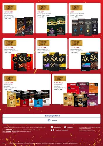 MAXIMA akcijų leidinys "Nukalta kaina – visada kaip per akciją" nuo sausio 27 d.